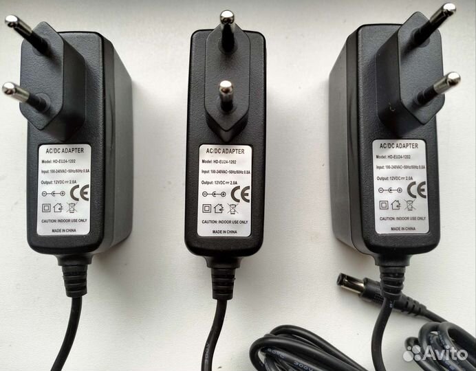 Блок питания 12V 2A (HD-EU24-1202) Новый