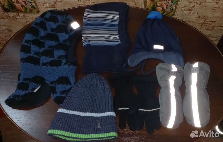 Шлемы, шапки, краги от 1 до 3 лет