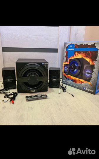 Bluetooth Колонки 2.1 с сабвуфером 60Вт мощные
