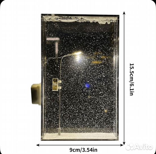 Ночник падающий снег