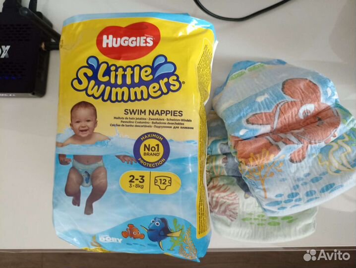 Подгузники для плавания Huggies little swimmers