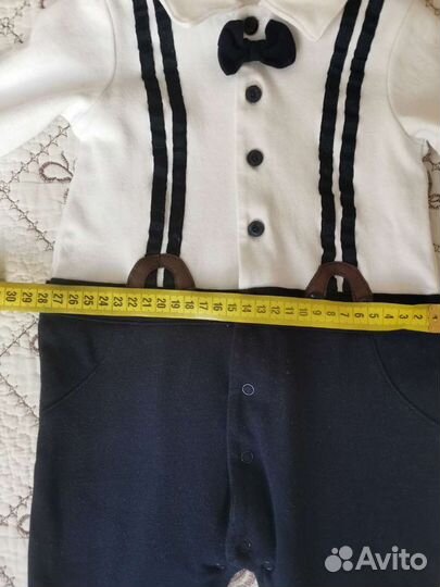 Костюм нарядный слитный на мальчика (комбинезон)