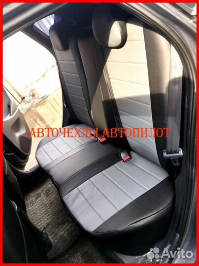 Чехлы Автопилот Hyundai Solaris 1 Hb из экокожи