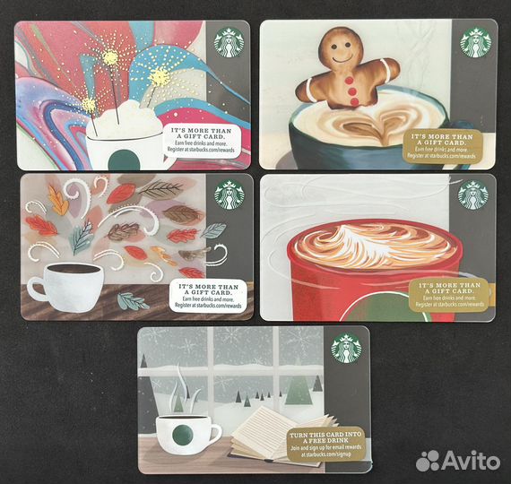 Карты Starbucks Cups