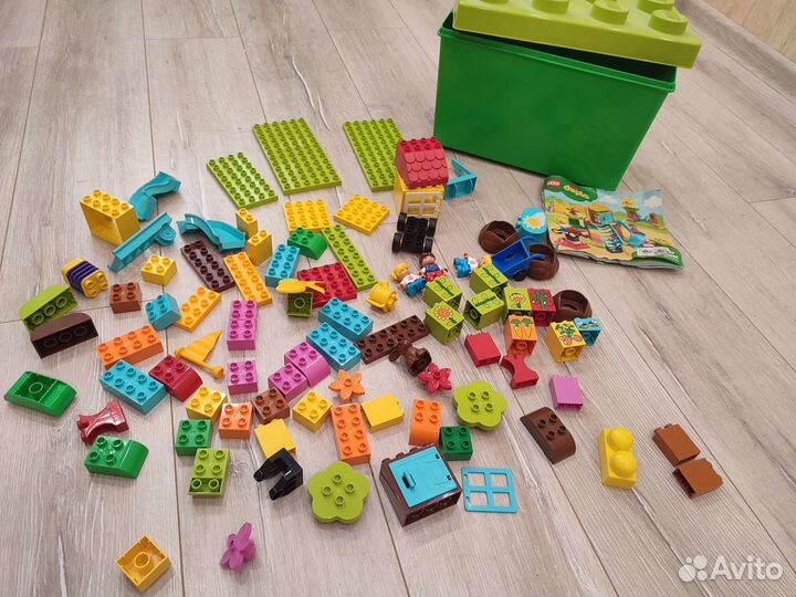 Лего дупло(Lego duplo) +желез.дорога+ замок