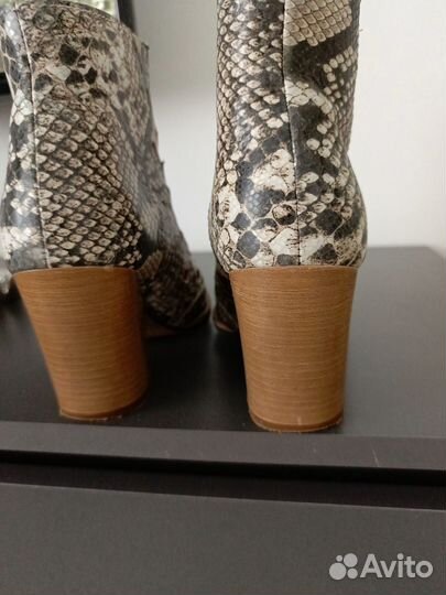 Ботильоны женские 37 размер натуральная кожа