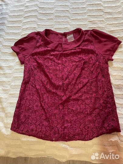 Блузка с кружевом