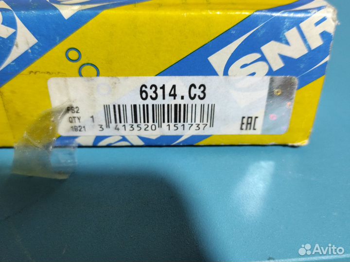 Подшипник SNR 6314.C3