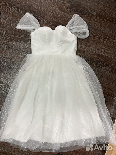 Платье коктельное свадебное 42 44 выпускное