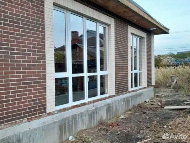 Окна алюминиевые и двери с установкой под ключ