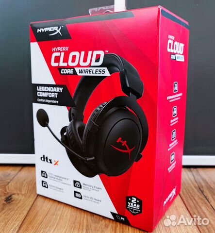 Как подключить наушники hyperx cloud Радиочастотная гарнитура HyperX Cloud Core Wireles купить в Новосибирске Электро