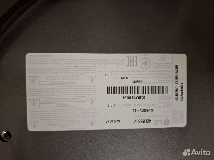 Телевизор SMART tv 43 бу