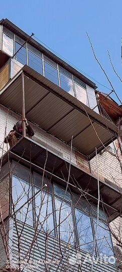 Расширение балконов/Гарантия по договору на 5 лет