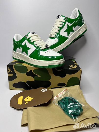 Кроссовки Bape sta green