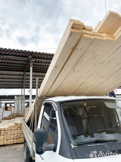 Доска обрезная 40х200х6000мм 1 сорт ГОСТ