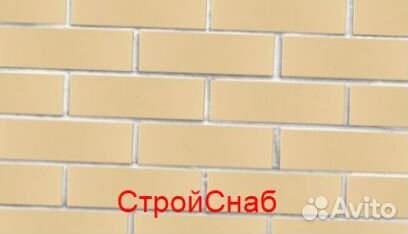 Кирпич лср 1 нф Бежевый гладкий