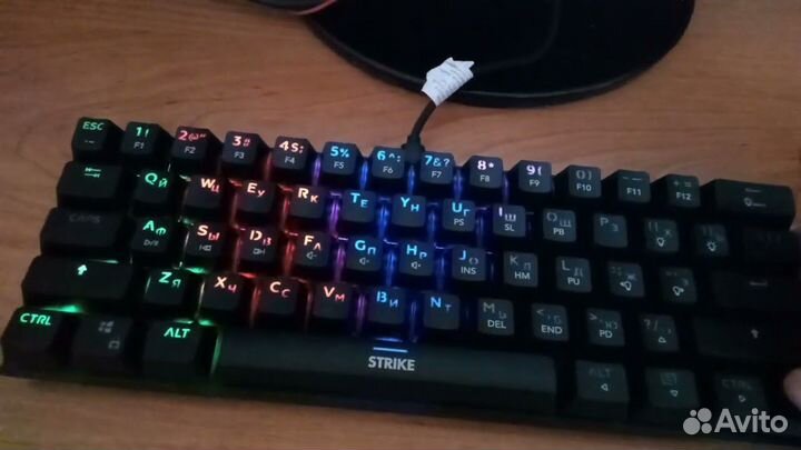 Игровая клавиатура проводная dexp Strike Black