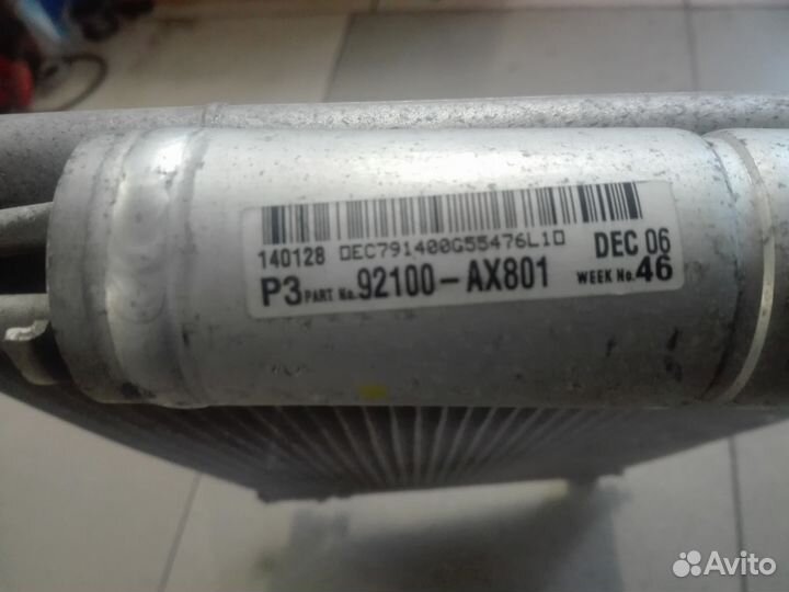 Радиатор кондиционера Nissan Note Tiida Juke Micra