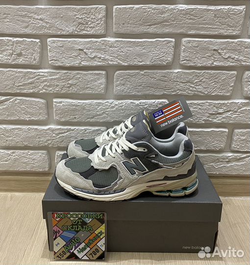 Кроссовки New Balance 2002R Grey. (40-45)р