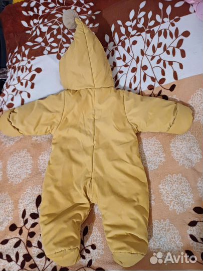 Комбинезон для новорожденного зимний размер 62