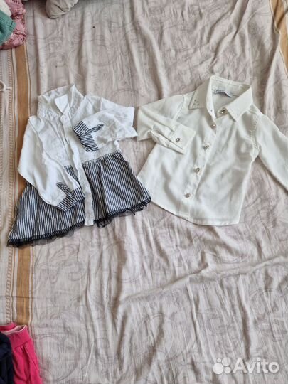 Вещи пакетом на девочку 80 р