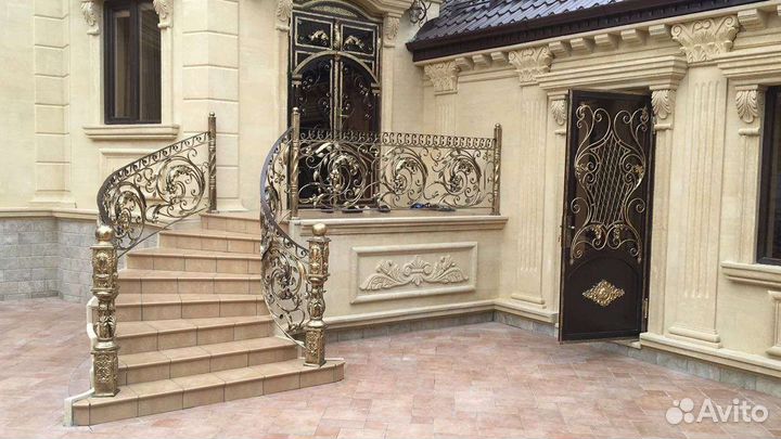 Кованые перила для лестницы