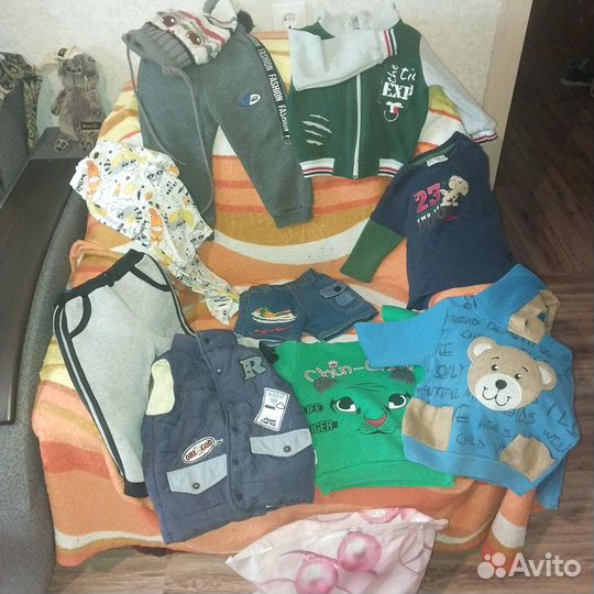 Вещи пакетом на мальчика от 1 года до 2