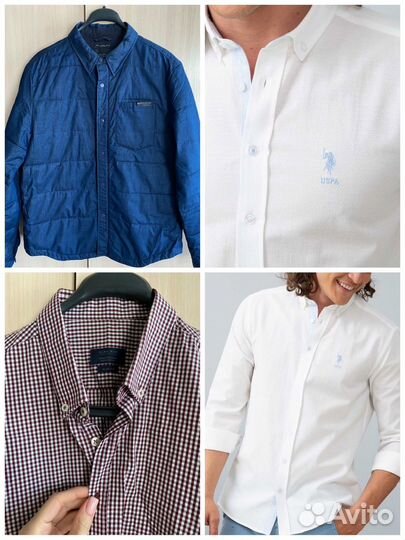 Мужская рубашка U.S.Polo и Zara, куртка Zara