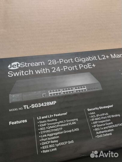 Poe коммутатор TP-Link TL-SG3528MP