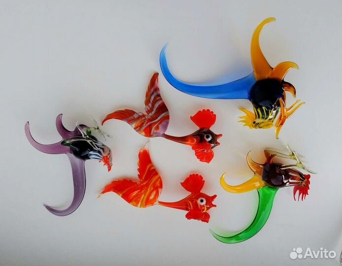 Стеклянные фигурки СССР