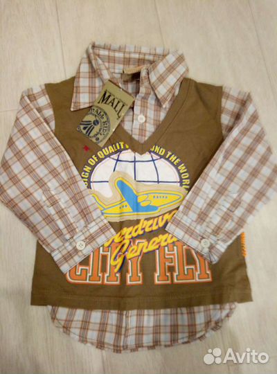 Рубашка на мальчика 98