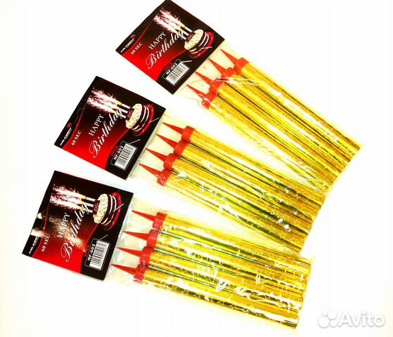 Тортовые свечи fontanna tortowa (арт.MF002) 4 шт