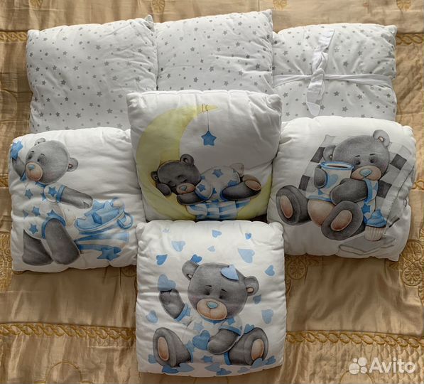 Бортики в детскую кроватку