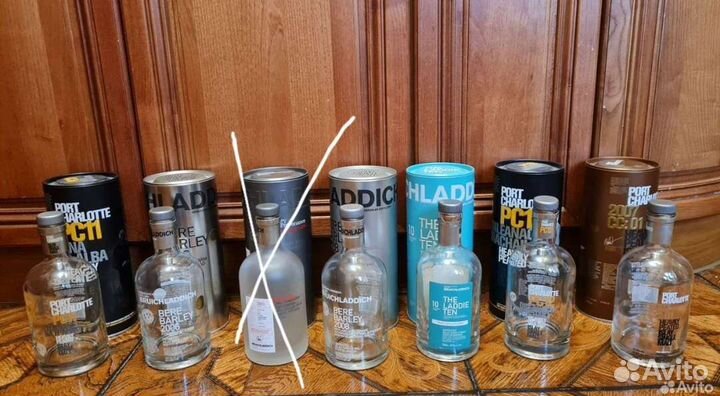 Тубы из под виски Bruichladdich