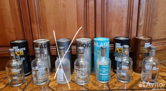 Тубы из под виски Bruichladdich