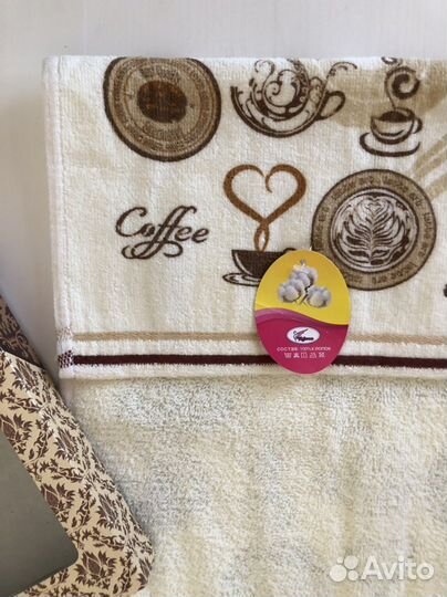 Полотенце махровое подарочное новое