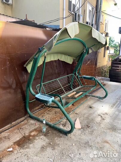 Садовые качели бу