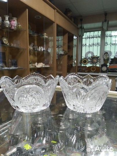 Хрустальные вазочки,конфетницы, СССР