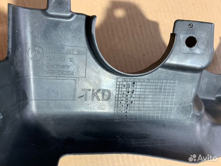 Защитный кожух правый Bmw 5 F10 N47 2012