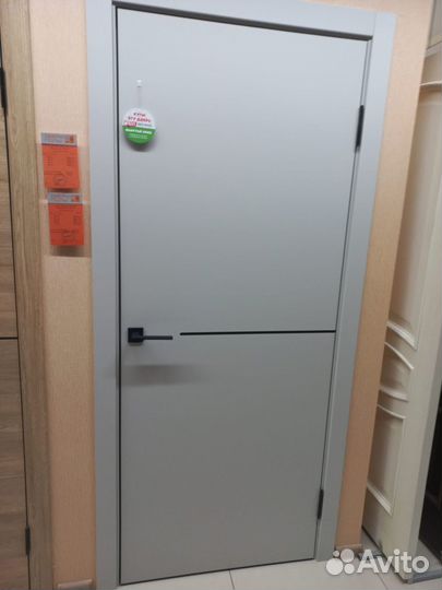 Двери межкомнатные серые эмалит в наличии
