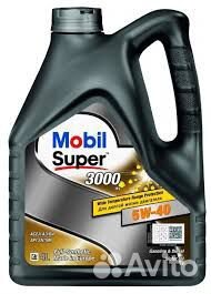 Масло mobil super 3000 5W40 4L