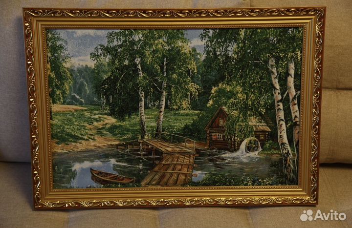 Картина маслом на холсте большая пейзаж