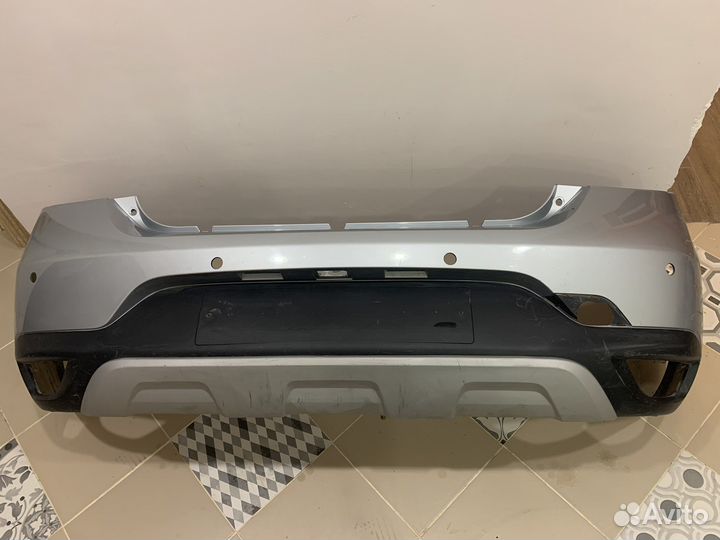 Renault logan stepway (18-23) задний бампер