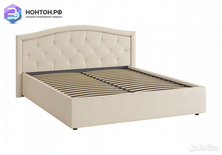 Кровать Верона 1.6 м крем