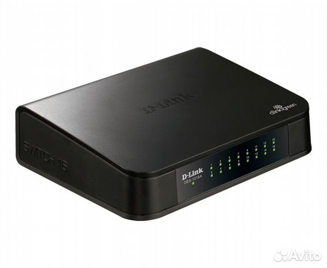 Коммутатор d-link 16-port 10/100 desktop switch