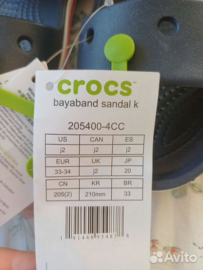 Сандалии crocs j2 новые крокс