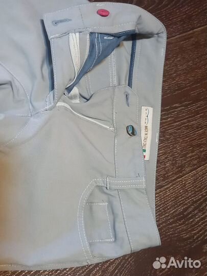 Бриджи для верховой езды с силиконовой леей