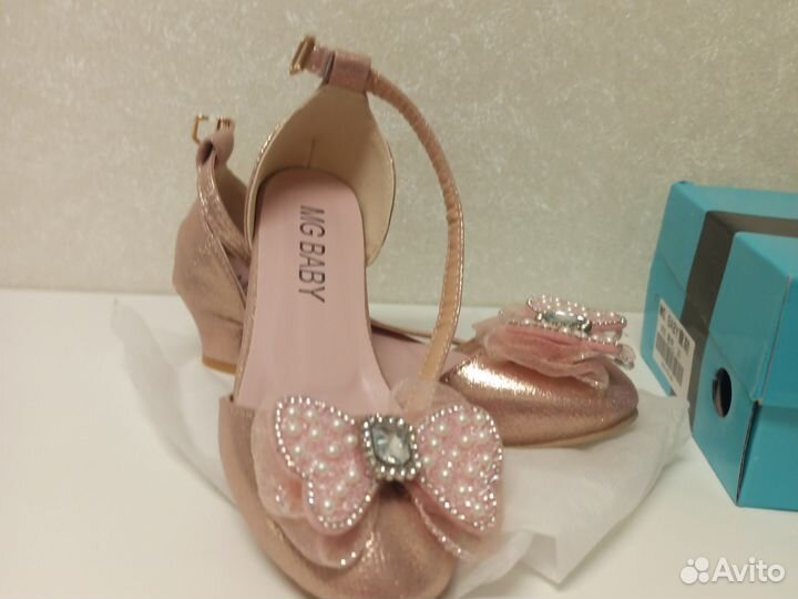 Туфли праздничные для девочки 30 размер