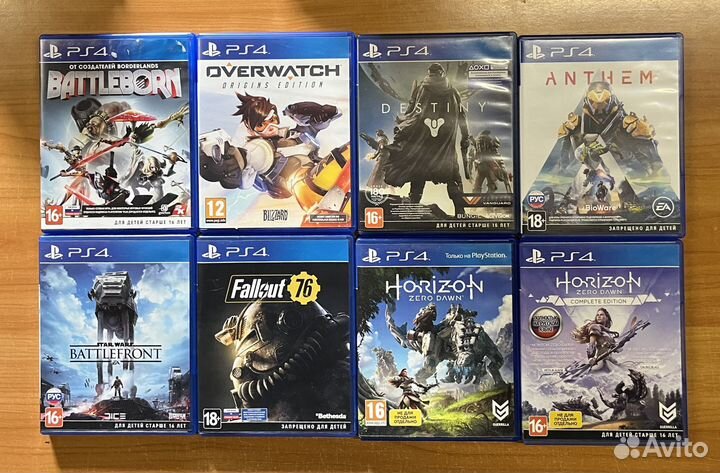 PS4 диски по 500