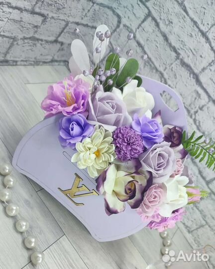 Букет из вспененного мыла